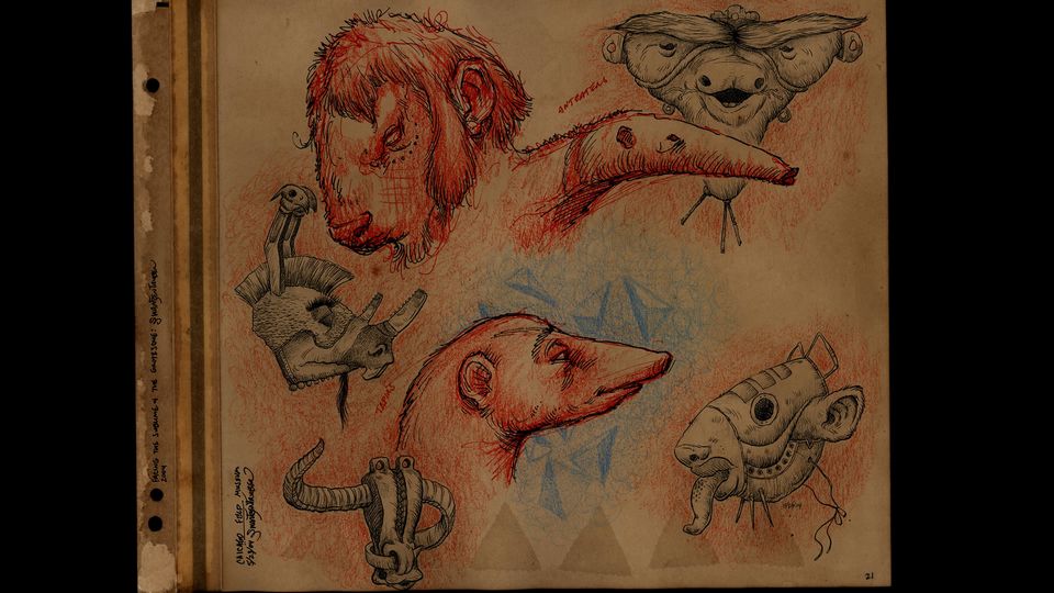 grotesque art